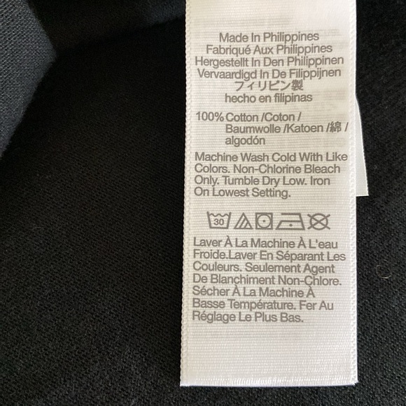 Madewell Boxy Button-Front Crop Cardigan XL, Black - Picture 4 of 6